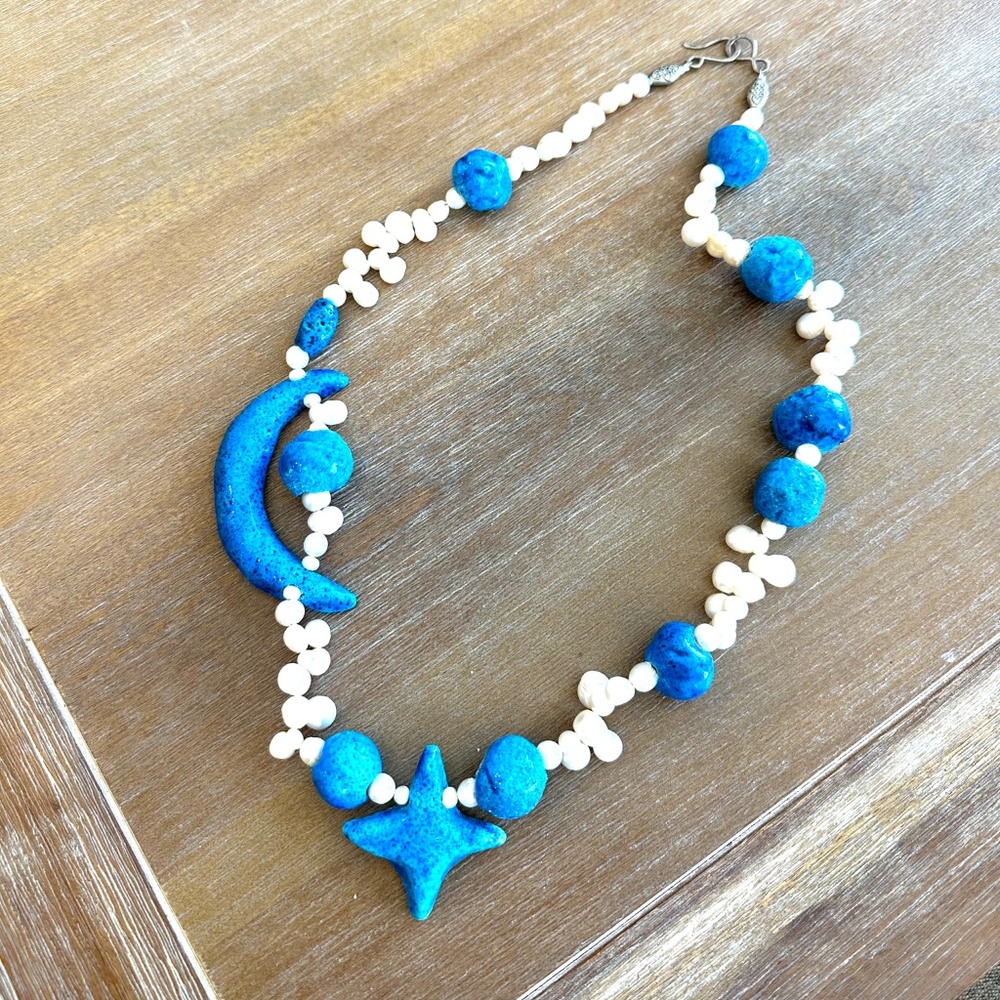 Vintage Stars Moon Necklace